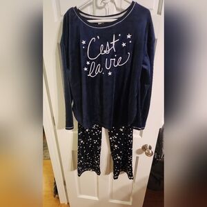 Kids Navy Star Pajama Set - C'est la Vie